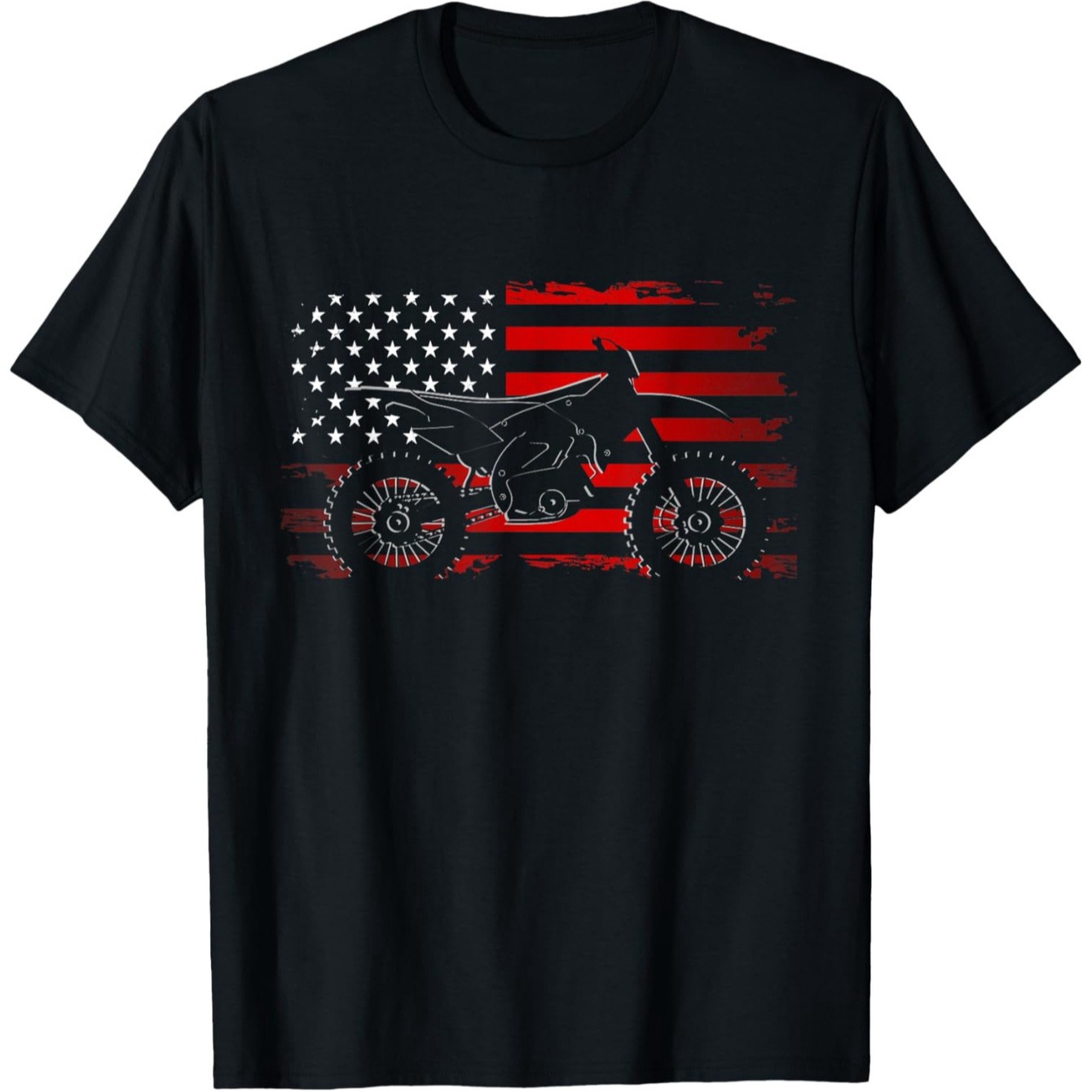 Motorcycle Gear Usa - USA Flag Motocross Dirt Bike Motorcycle