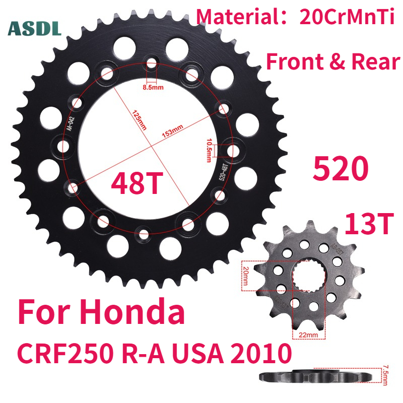 520 Chain 48T 13T Teeth Motorc - Motorcycle Gear Usa 리뷰 및 가격