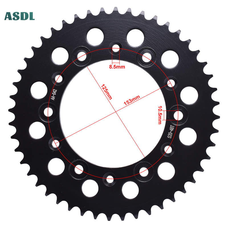 520 Chain 48T 13T Teeth Motorc - Motorcycle Gear Usa 리뷰 및 가격