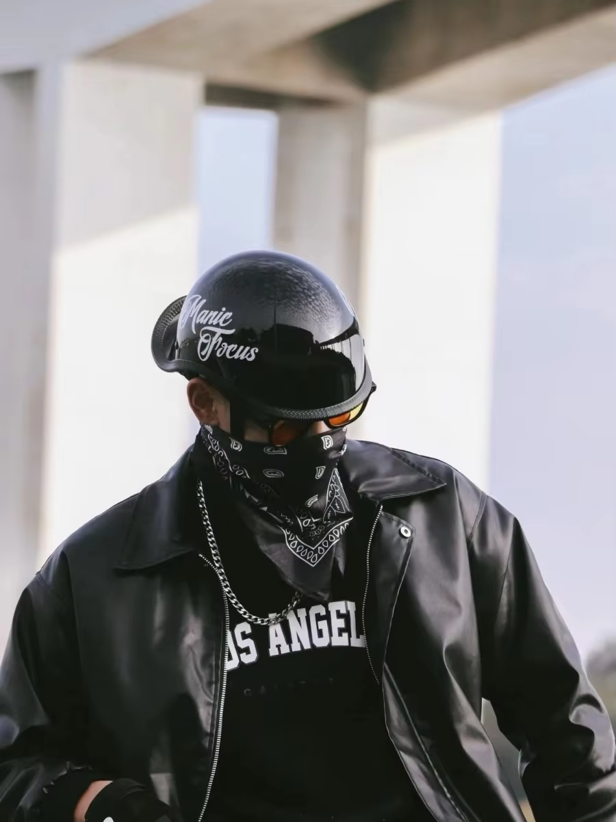 Retro Street Motorcycle Helmet - Motorcycle Gear Urban 리뷰 및 가격