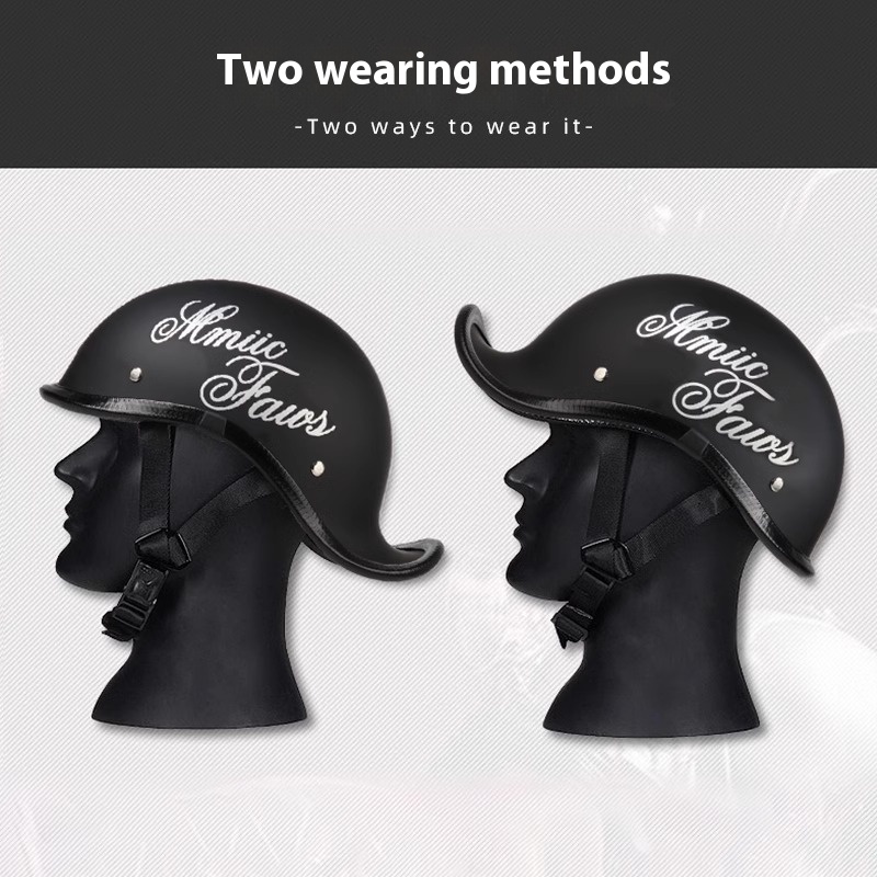 Retro Street Motorcycle Helmet - Motorcycle Gear Urban 리뷰 및 가격